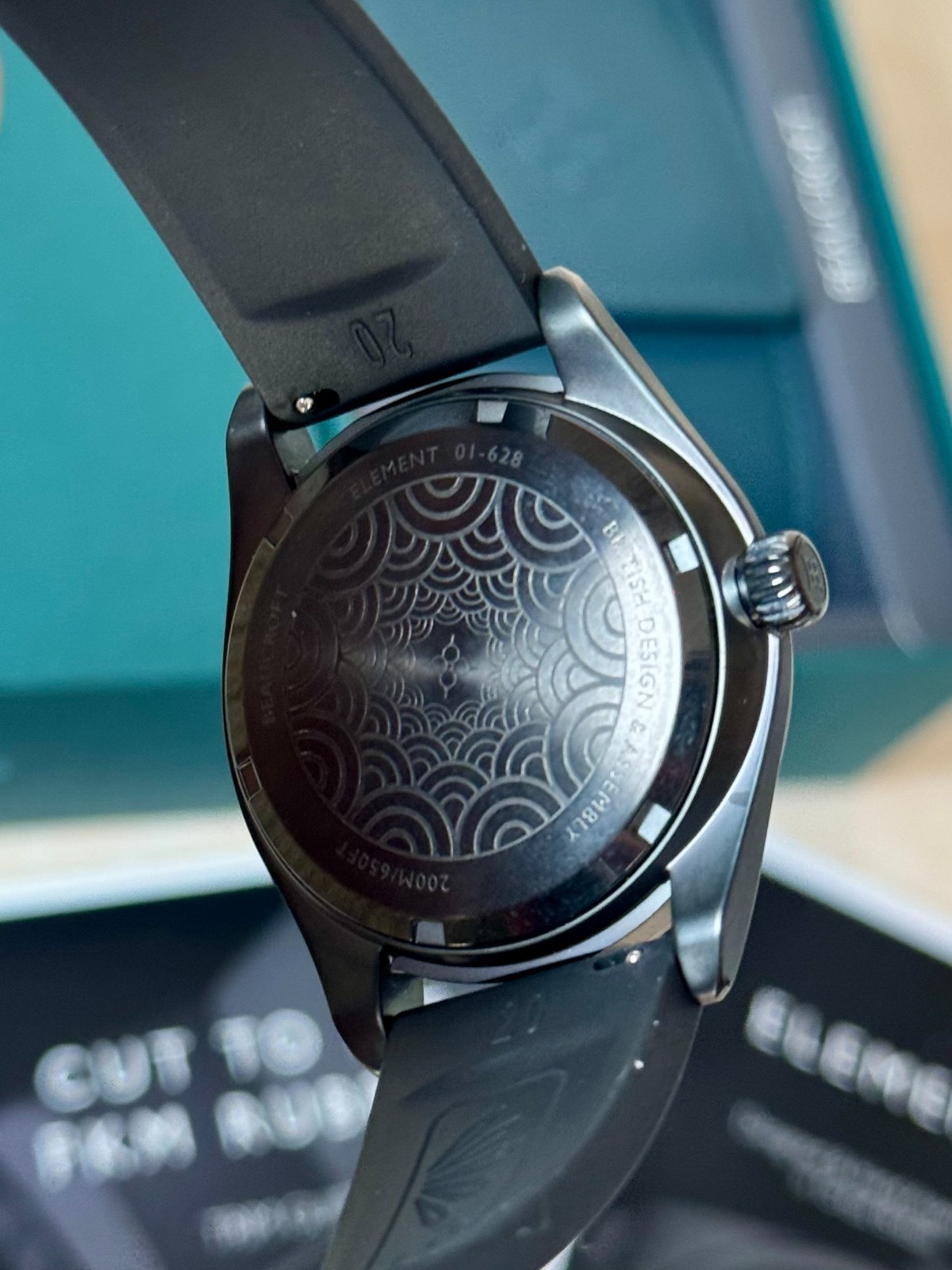 Beaucroft – Element – Rebel Black – With new unused strap