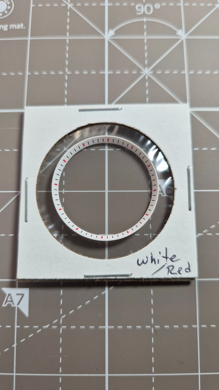 Skx White/Red chapter ring