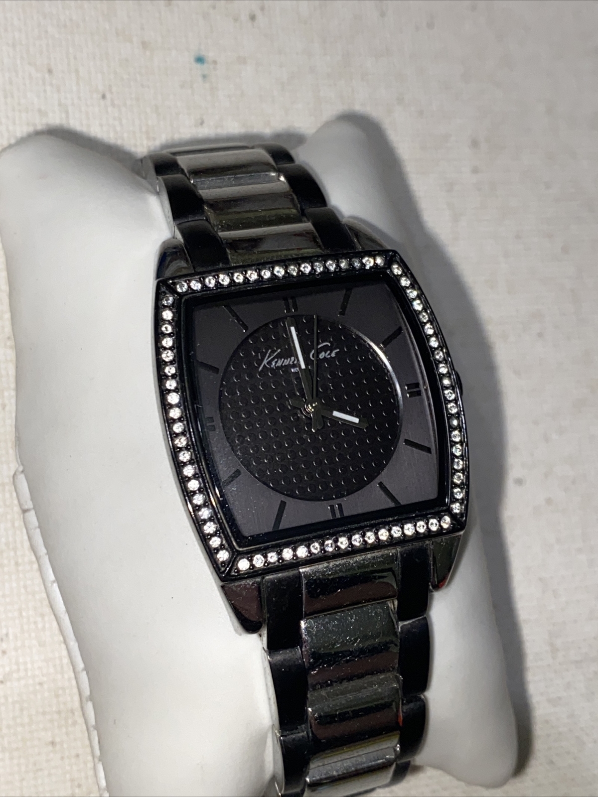 Kenneth Cole KC4617 Women’s Stones Case Tonneau Shape Bicolour Bracelet Watch