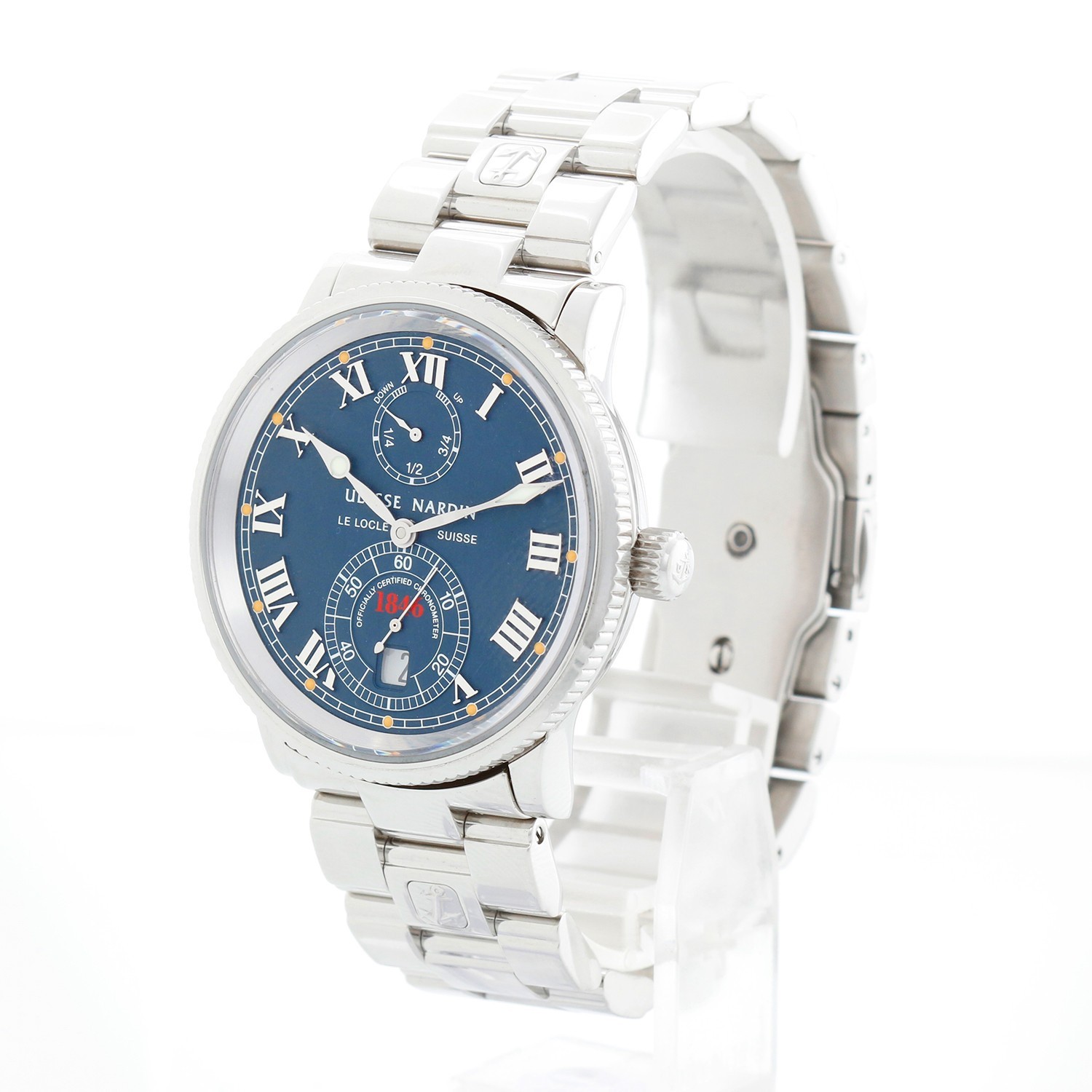 Ulysse Nardin Marine Chronometer 1846 263-22 Power Reserve Automatic Mens Watch