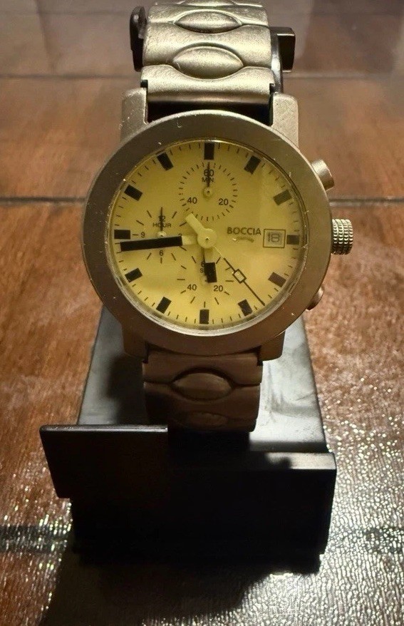 Vintage Rare Boccia Titanium Watch