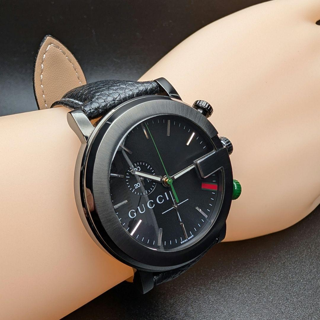 GUCCI G Chrono Small Seconds Quartz Black Men’s Watch 101M