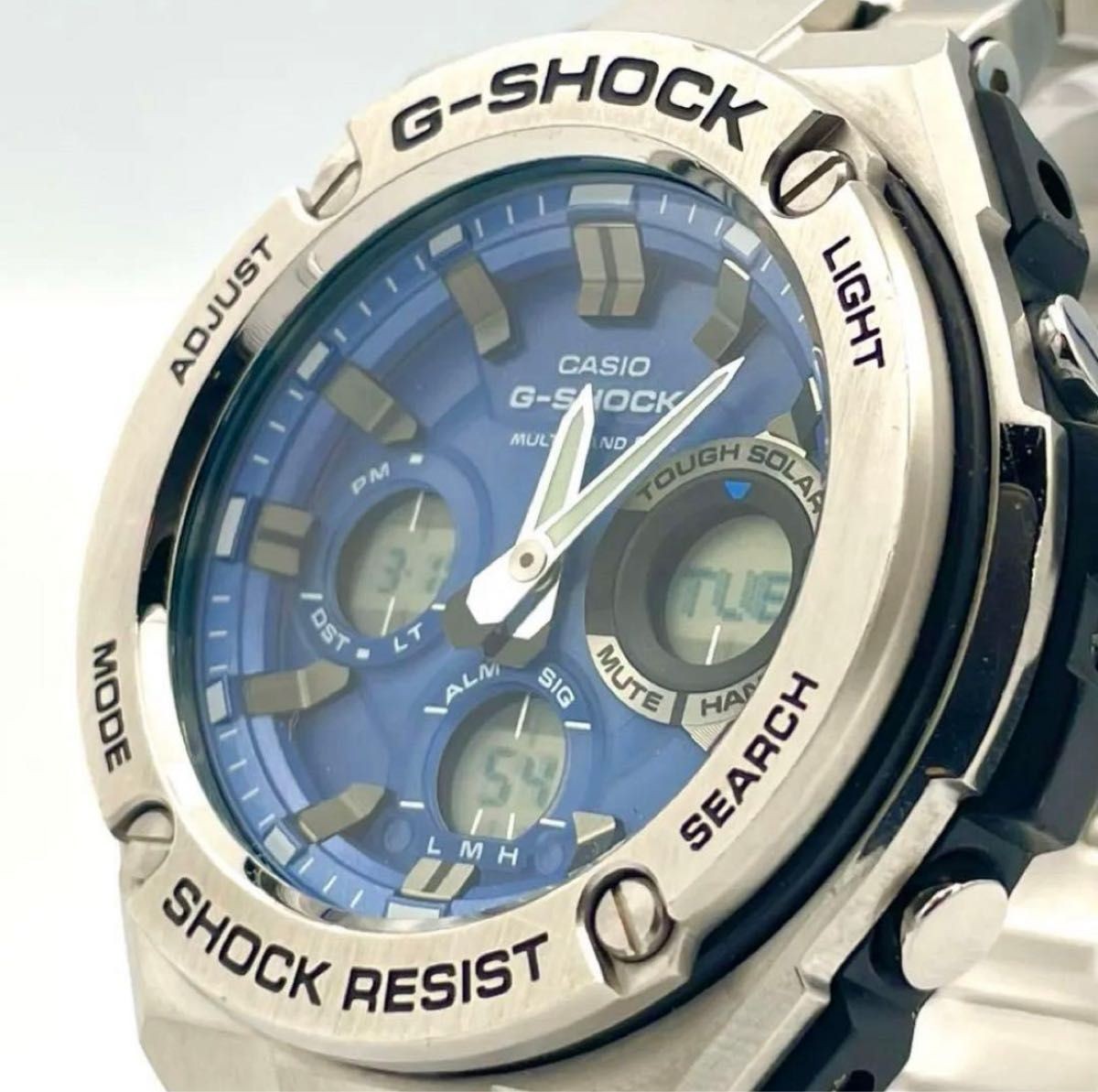 Rare Color CASIO G SHOCK wristwatch Blue GST W110D 2AJF Working