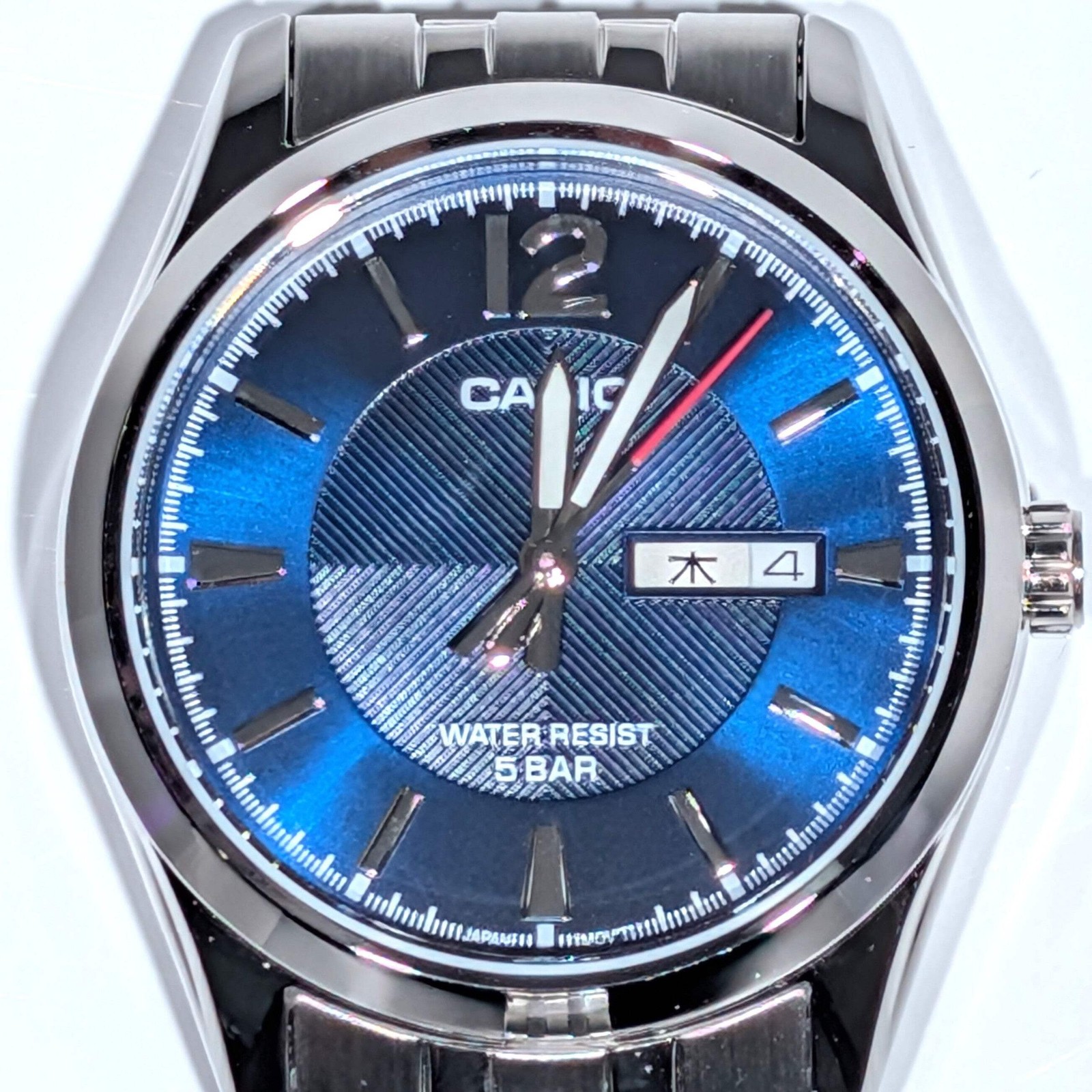 Casio MTP-1335 Analog Watch White Dial Silver – Plumtree