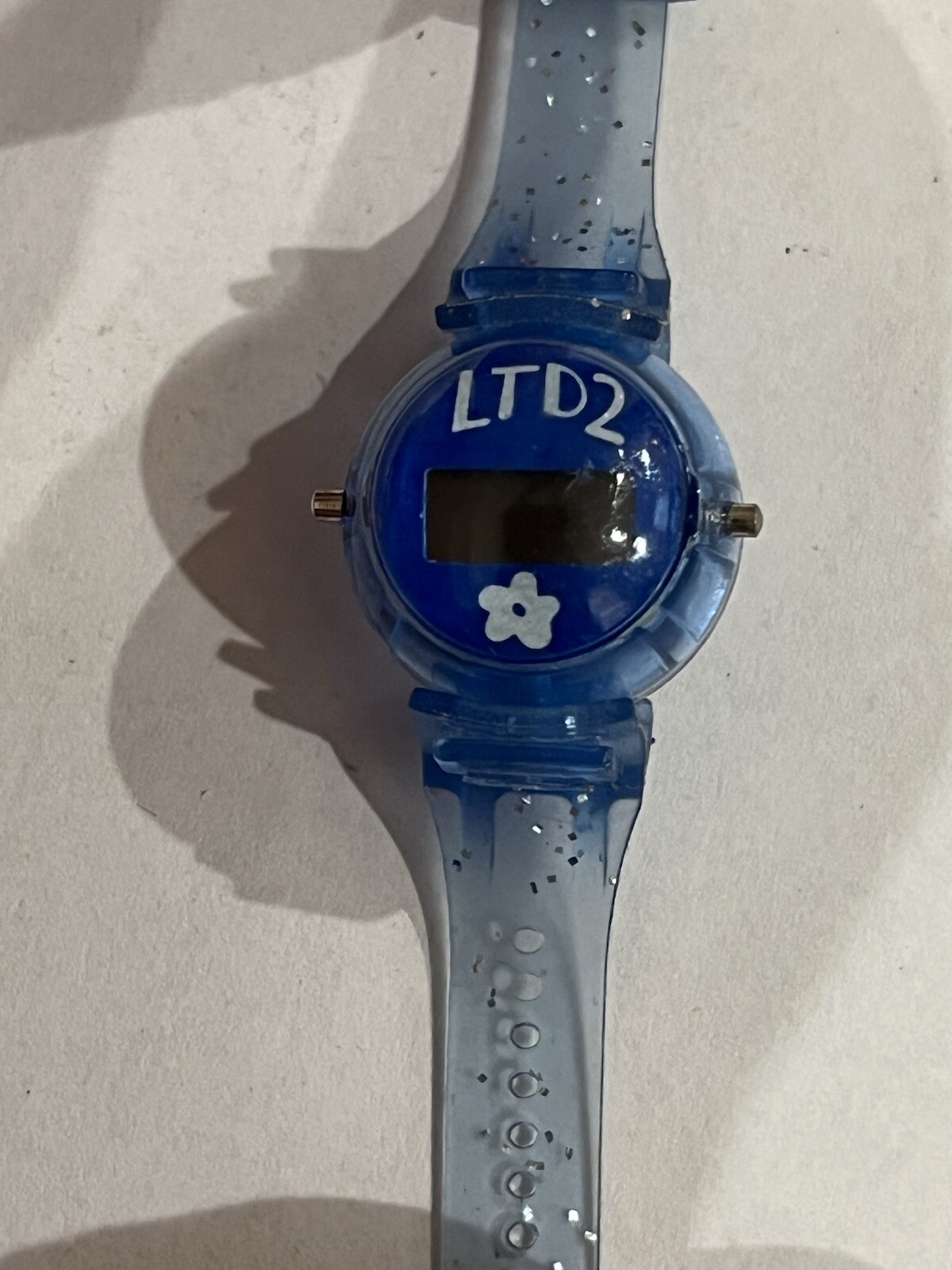 LTD 2 Plastic Resin Ring Watch Digital Display Fashion Rare Unique Finger Watch