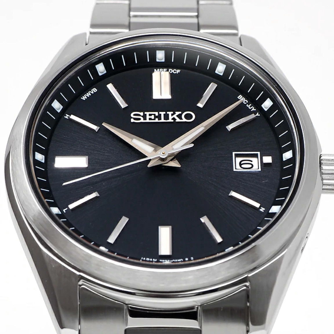 SEIKO Selection SBTM323 Black Solar Atomic Radio Men’s Watch New in Box Japan