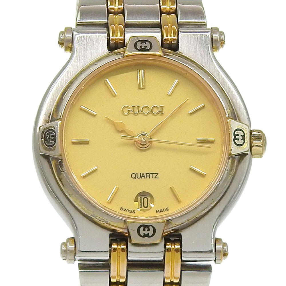 GUCCI Watches 9000L IvoryDial Stainless Steel Quartz Analog display Women
