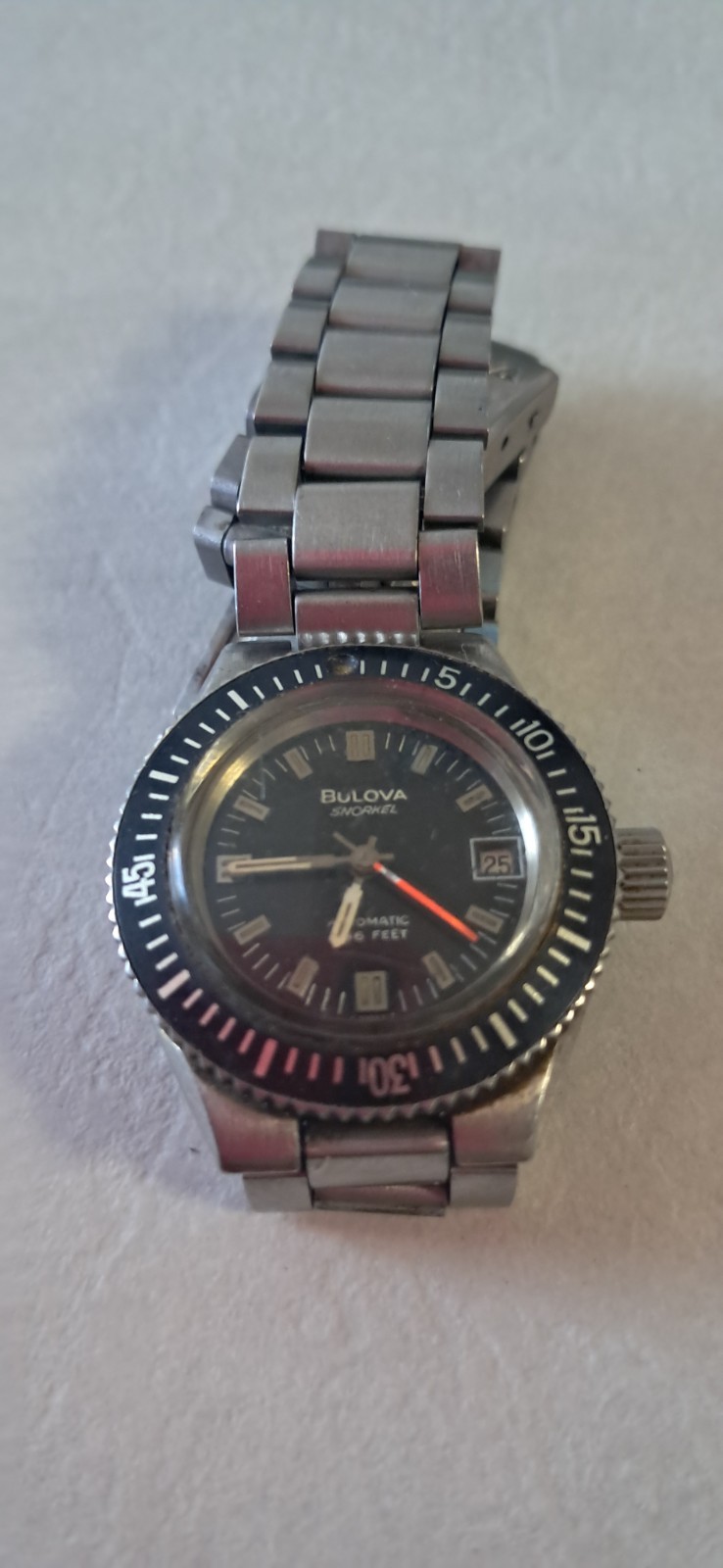 vintage bulova automatic snorkel 666 feet