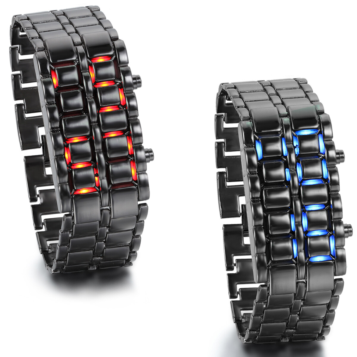 Luxury Men’s Wrist Watch Stainless Steel Date Digital LED Bracelet Sports Watch
