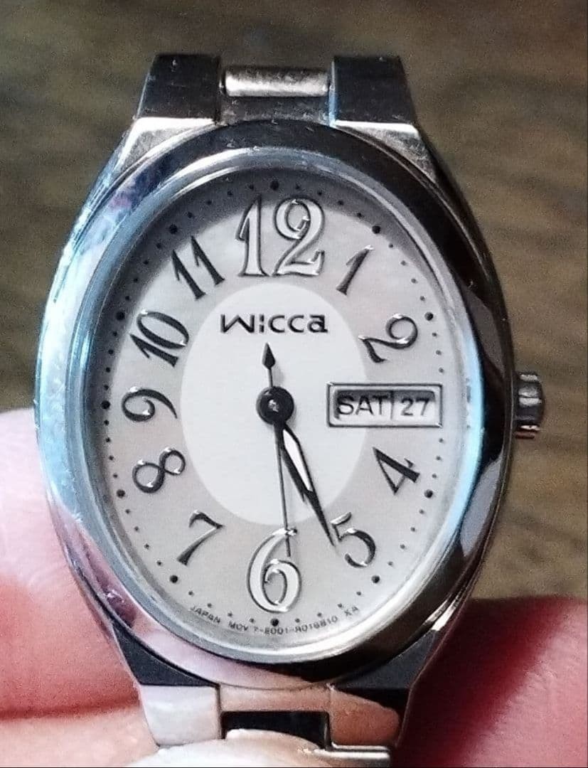 Citizen Wicca Solar Watch Day Date Shell Dial 16 8 cm Analog LS421 Watch