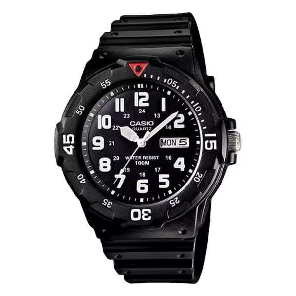 Casio MRW200H-1BVCF Classic Dive Style Resin Analog Watch