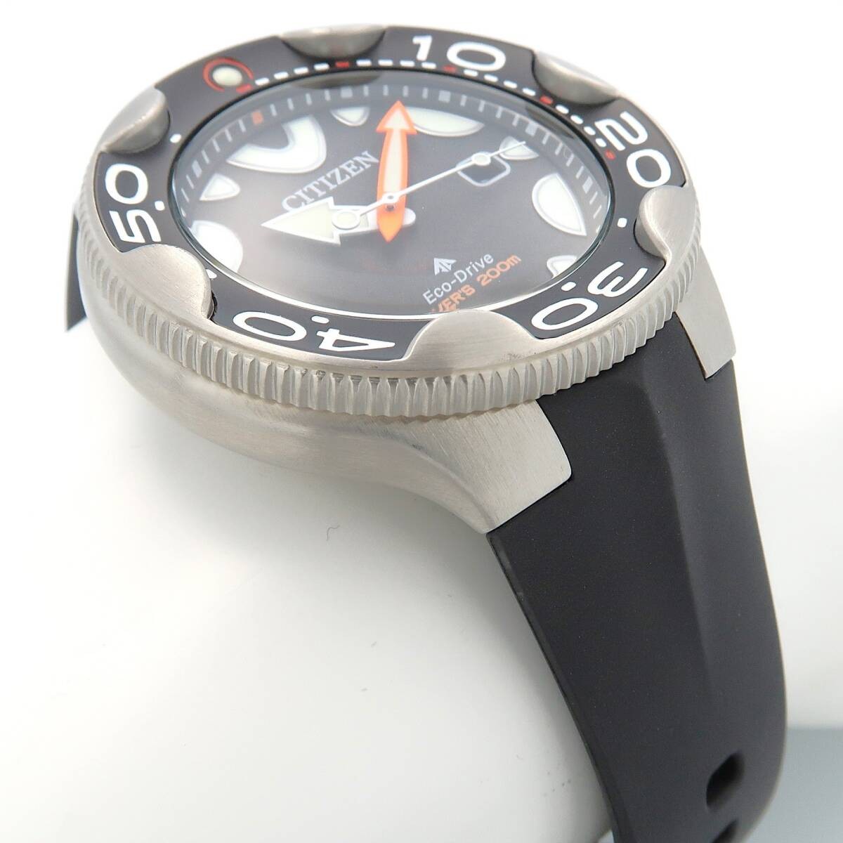 with Defects Citizen Eco Drive Promaster MARINE Black Diver’s Watch CITIZEN