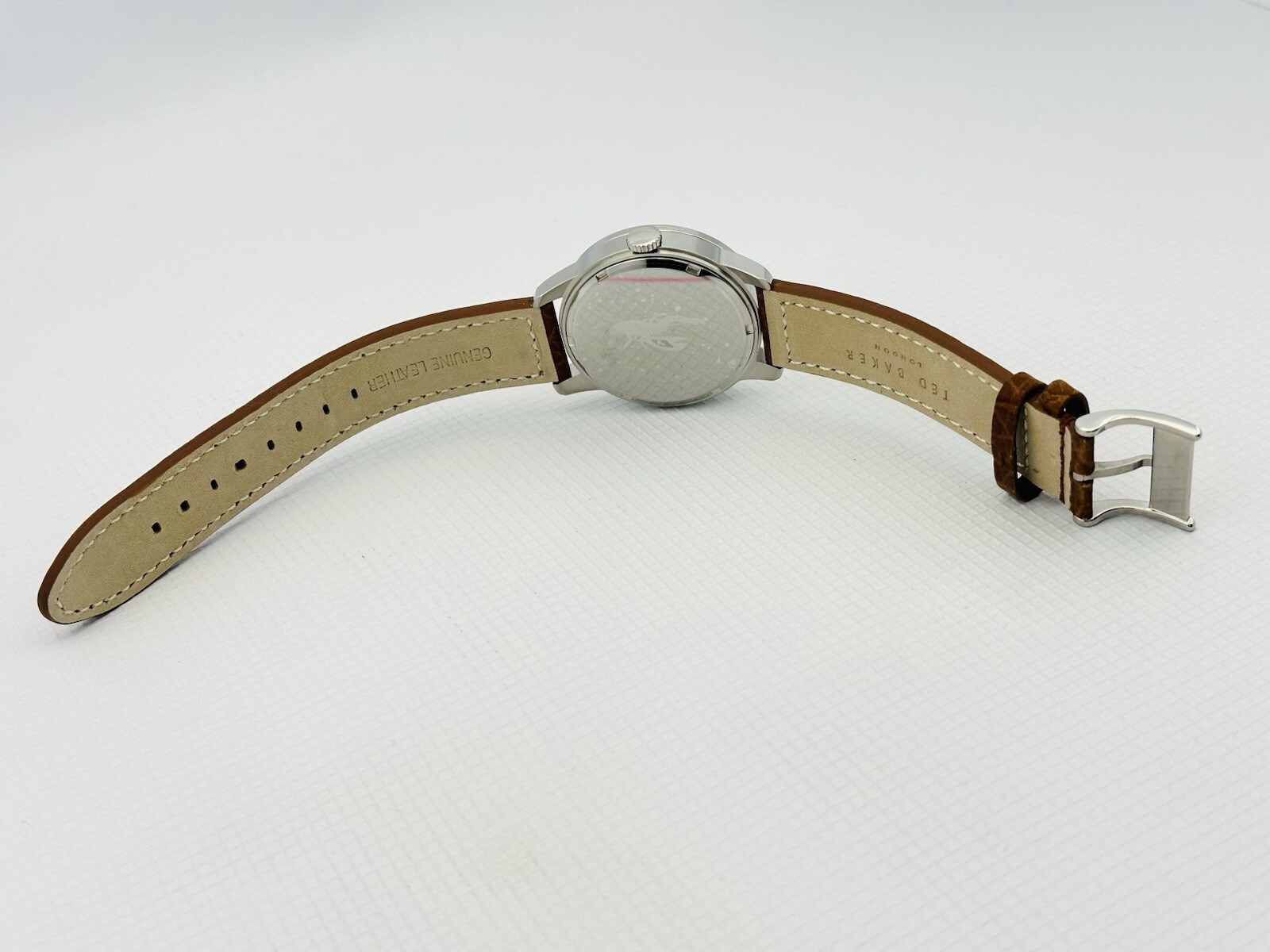 Ted Baker Men’s TE10015154 SMART CASUAL Brown Leather Strap Watch , TE1118
