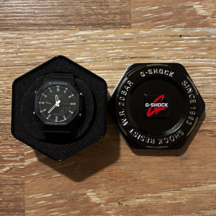 G-SHOCK GA-2100 Black Resin Analog-Digital Quartz 200m Shock-Resistant w/ Box