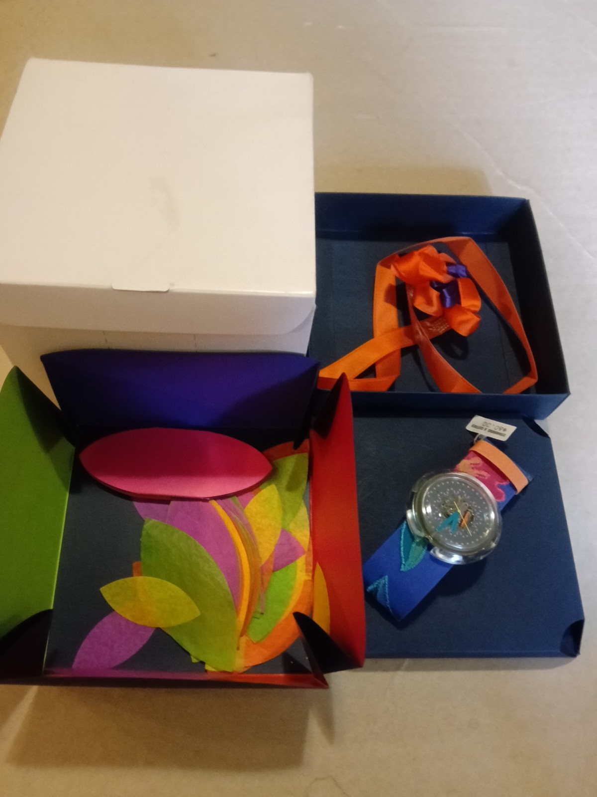 pop swatch watch vintage in box tested works