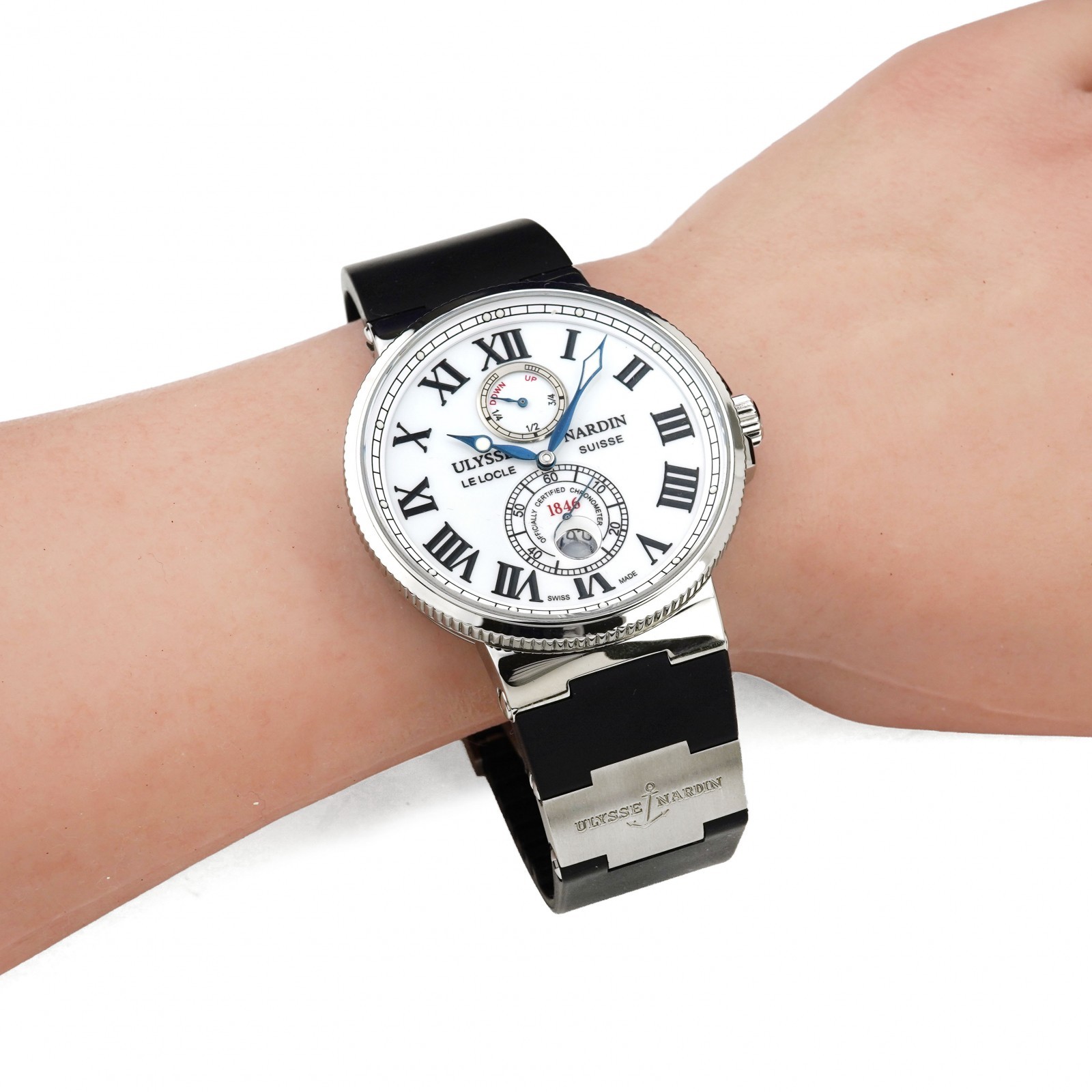 Ulysse Nardin maxi marine chronometer 263-67 Automatic White Dial Men