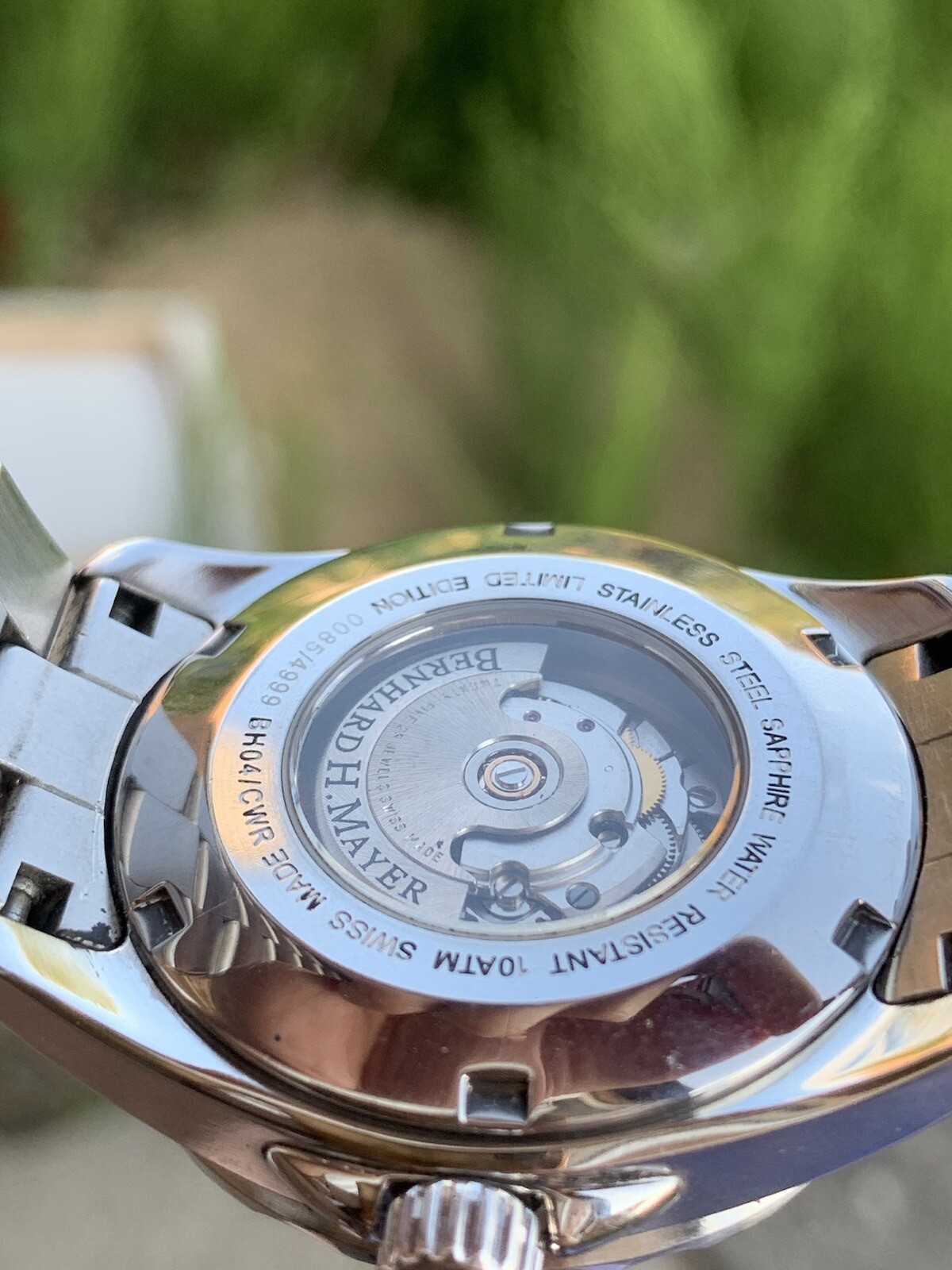 Bernhard H. Mayer Ballad Automatic Sapphire Limited Edition Damenuh Bh04/Cw OS-3