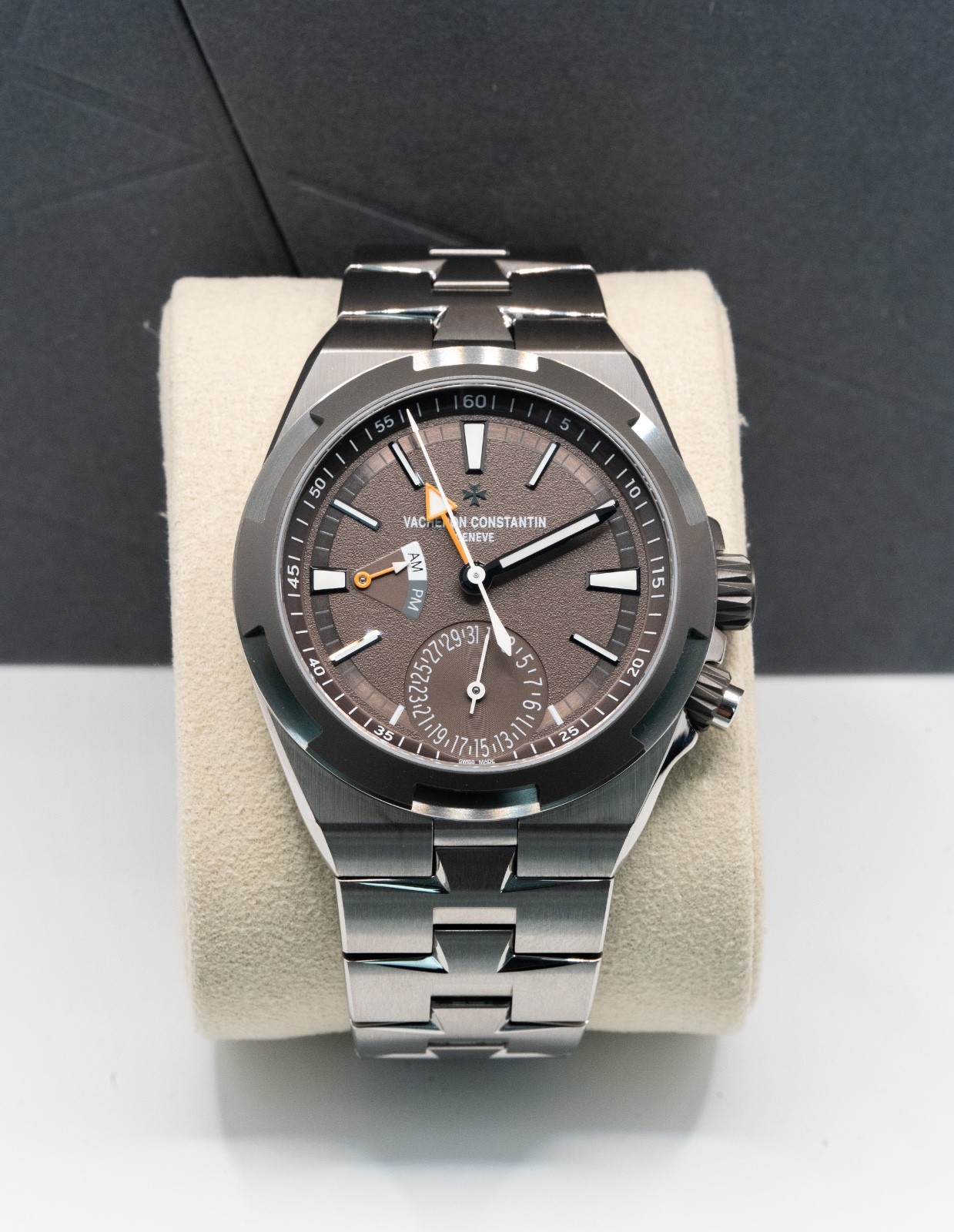 Vacheron Constantin Overseas Dual Time Titanium Brown Dial 41mm 7930V/210T-H072