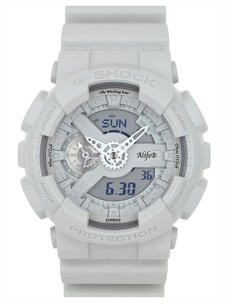 G-SHOCK Alife Witching Hour 51.2 mm White Resin Case with White Resin Strap…