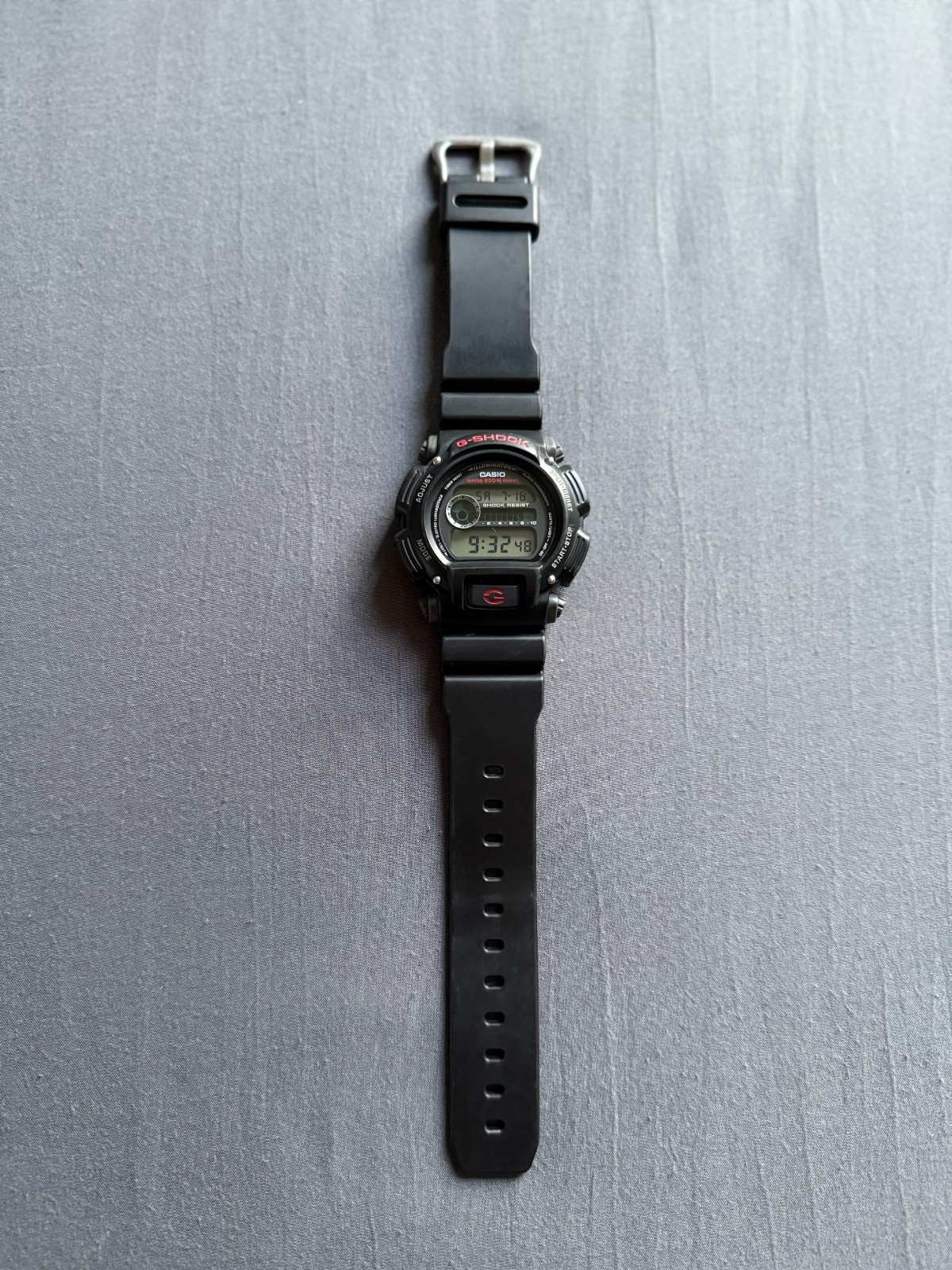 Casio G-SHOCK DW-9052 Module 3232 Watch Black Red Shock/Water Resist