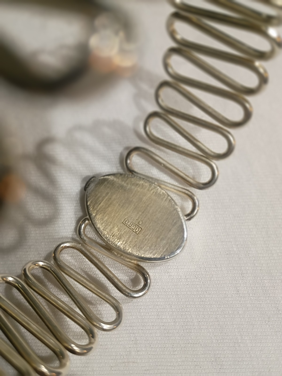 Nivada Grenchen & Andreas Daub Modernist .800 Silver Watch ( Running).