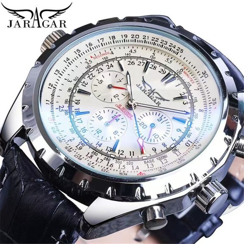 luxury Pilot/Aviator Mens Automatic Mechanical Watch Alloy Self-winding Gift