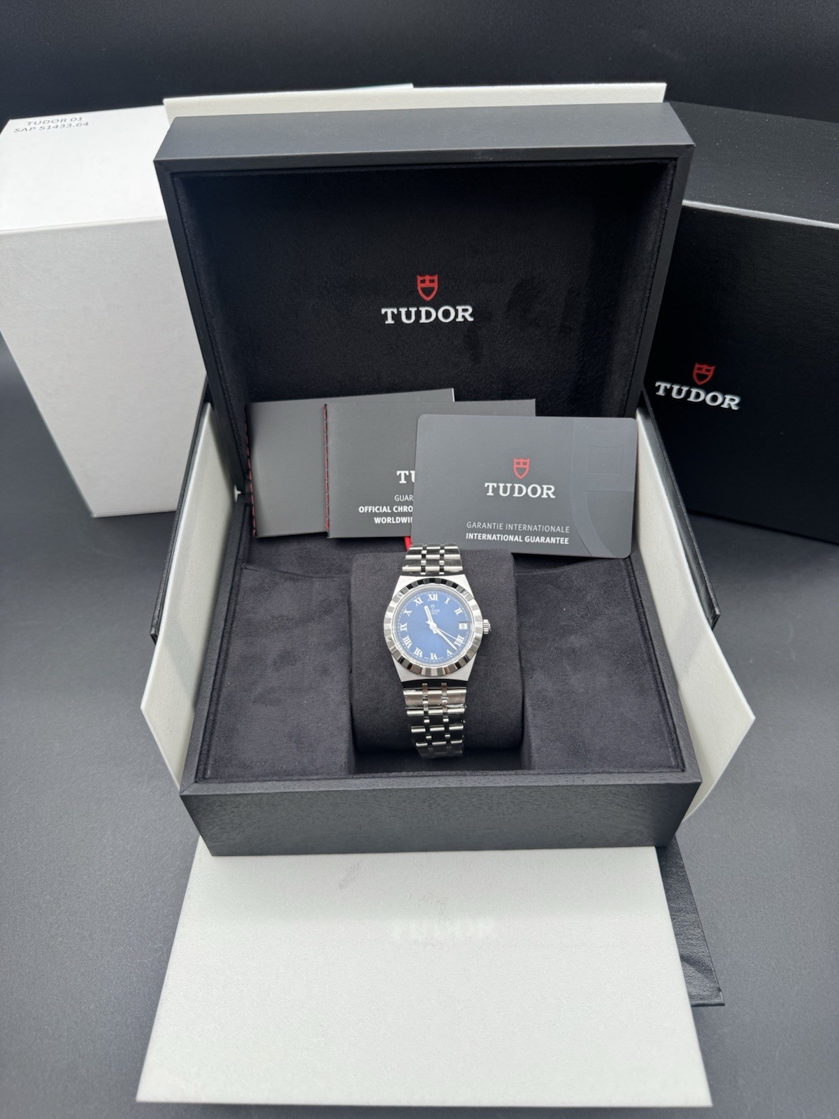 2026 Tudor Royal Date 28400 Blue Dial Automatic Men’s Watch 34mm Unworn Complete
