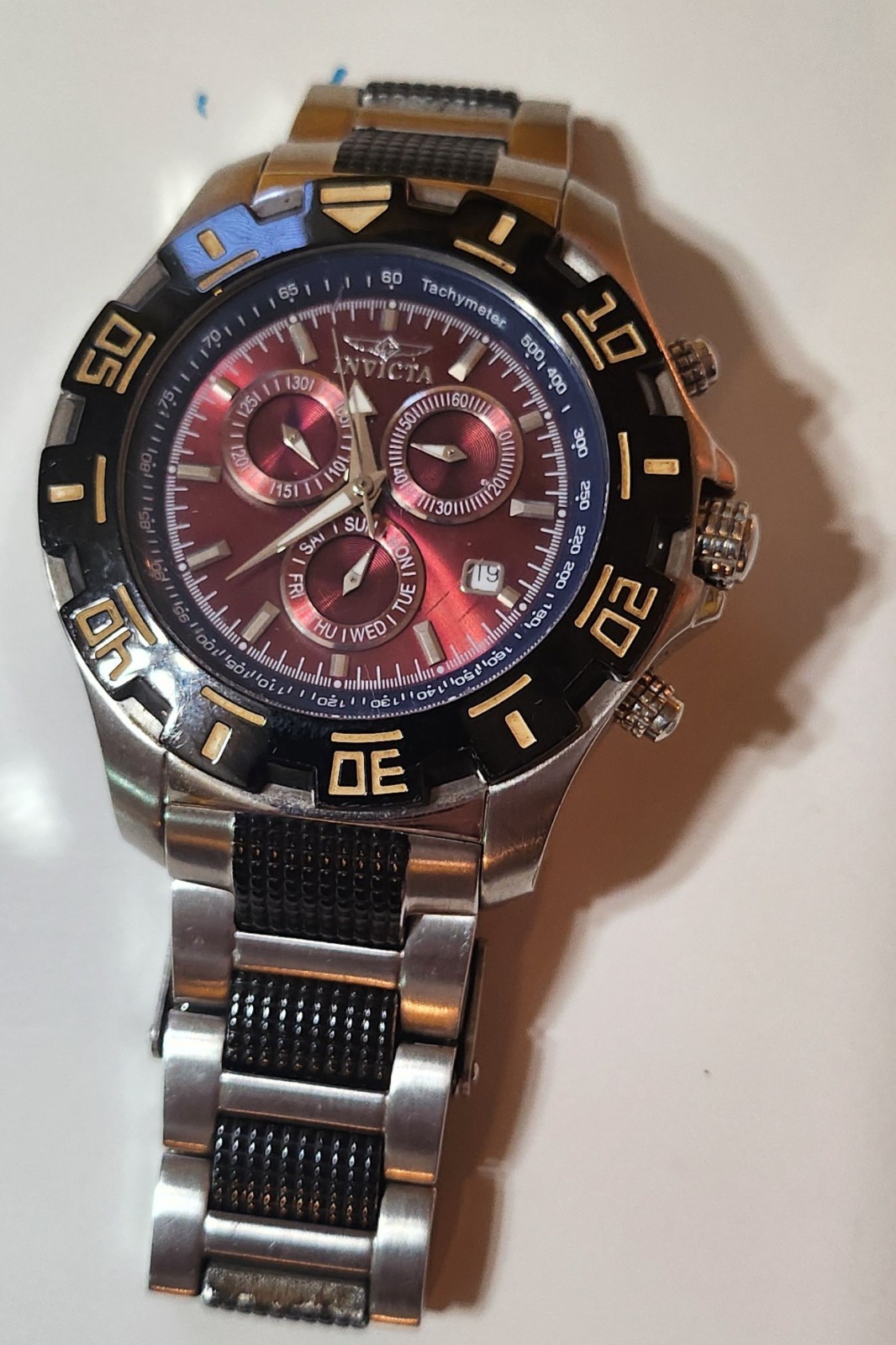 Invicta Men’s Specialty Flame Fusion Crystal