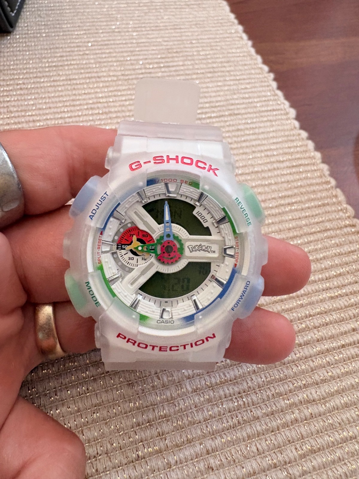 CASIO G-SHOCK x Pokémon GA-110PKM-7AJR Watch IN HAND and FREE Shipping
