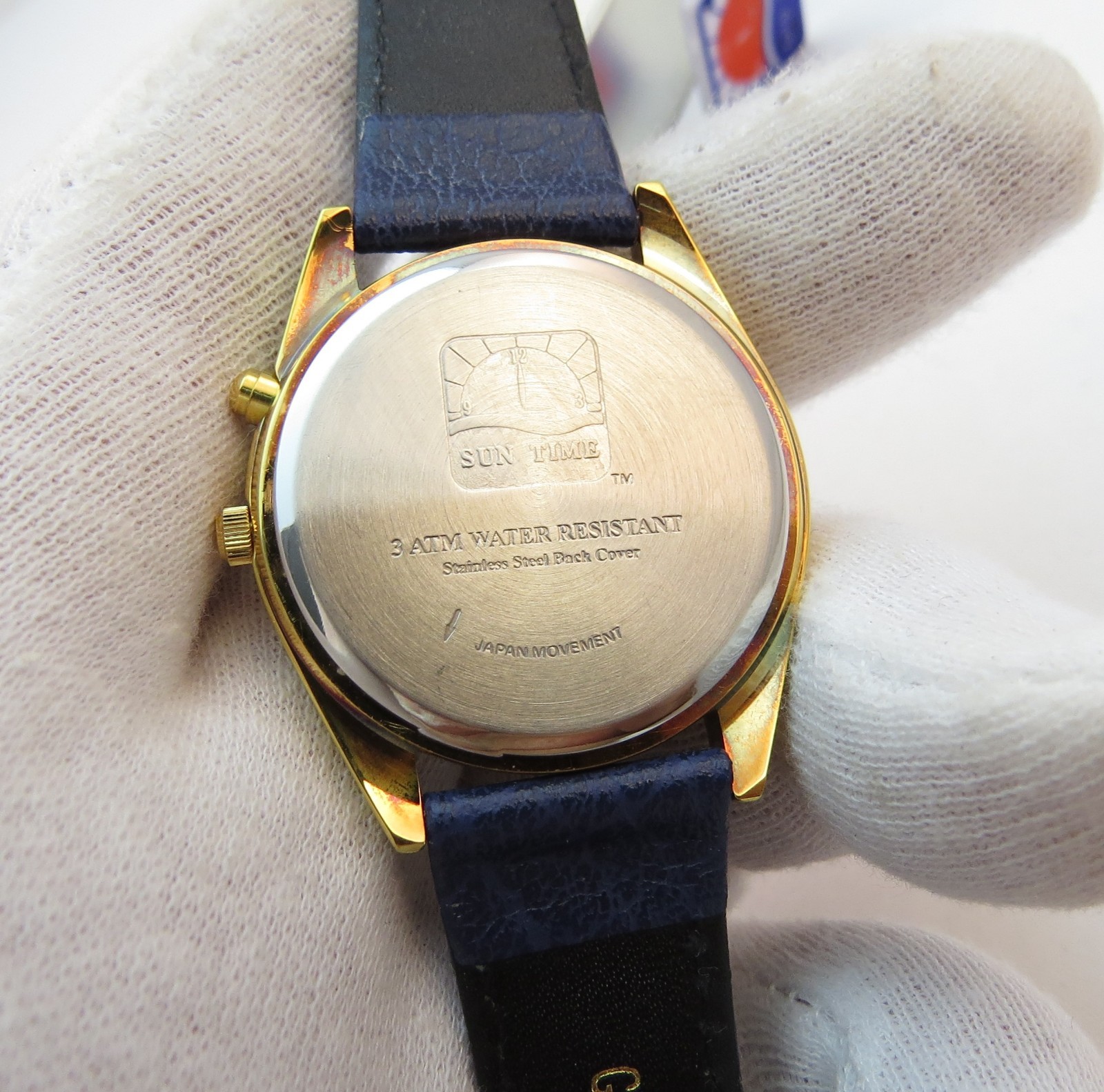 PENN STATE,Sun Time,Indiglo “Glow Dial” MENS WATCH NIB,RARE,R9-14,L@@K!