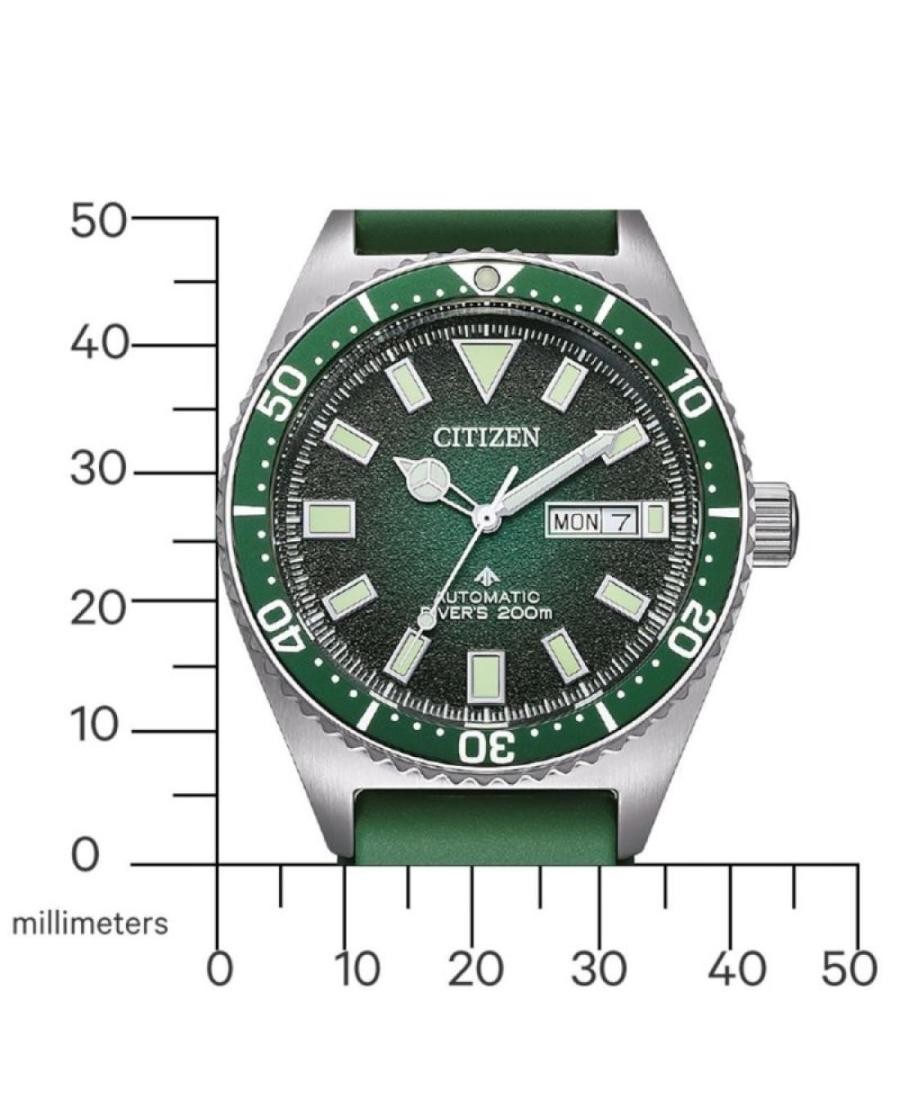 CITIZEN Men Analog Automatic Casual Watch Classic Dress Green Dial Waterproof Ro