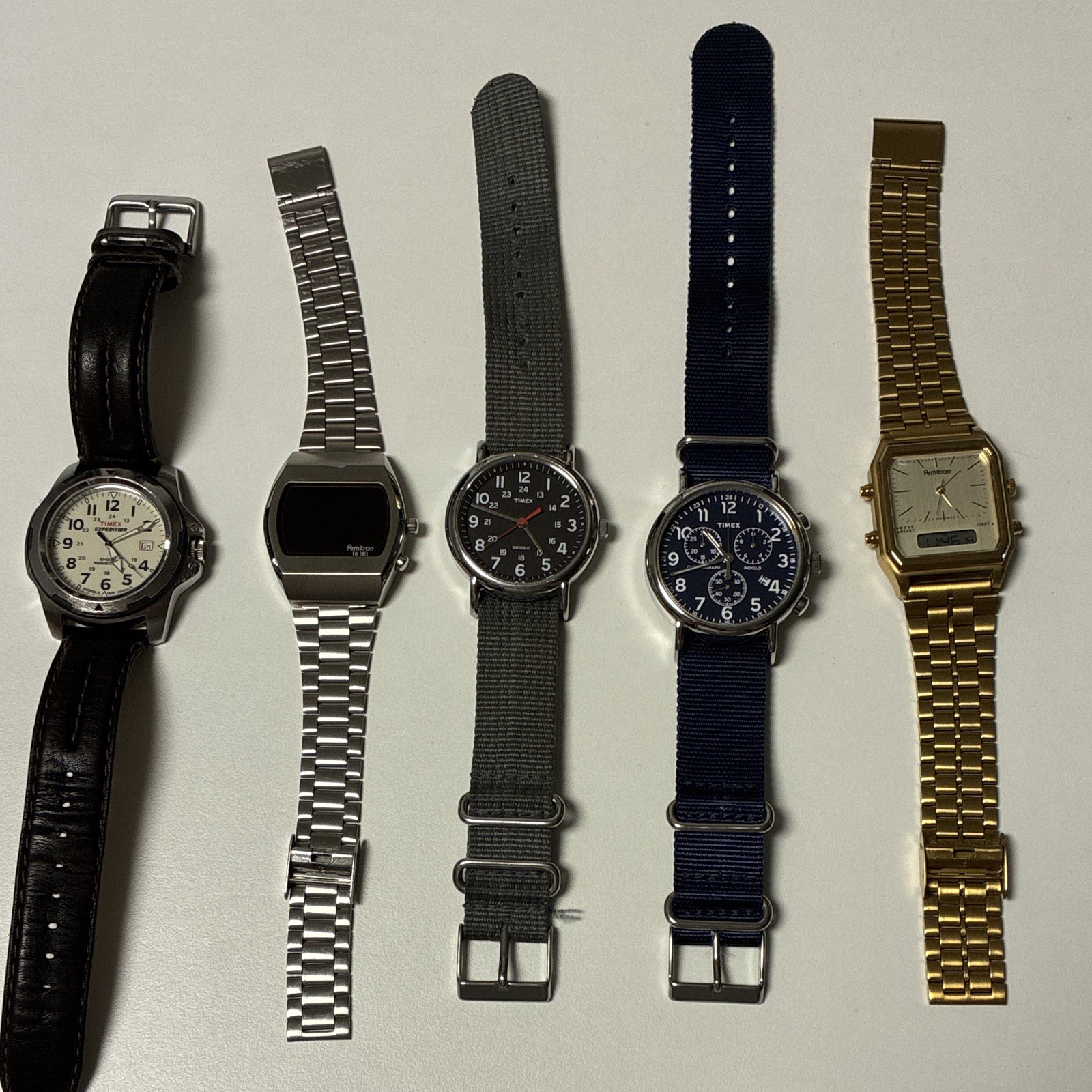 5-Watch Everyday Collection – Timex and Armitron