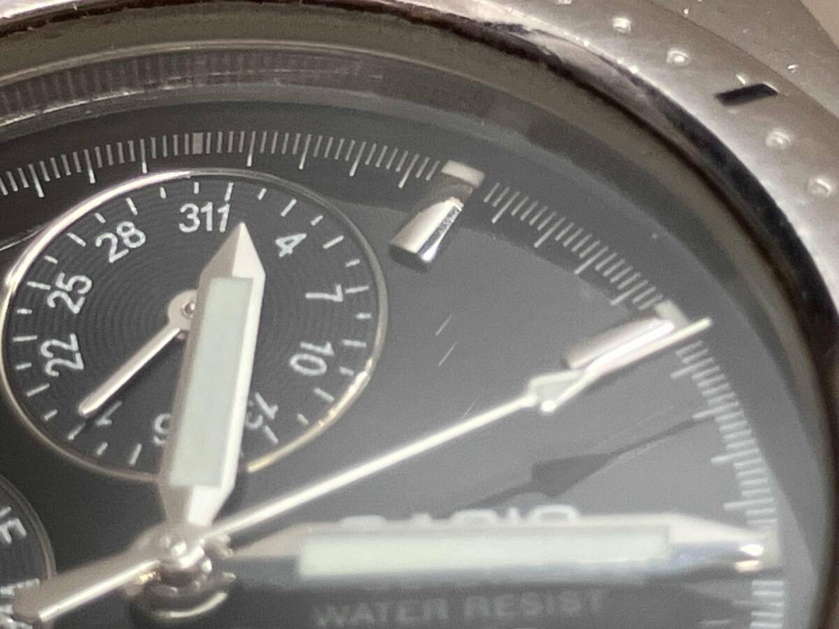 SEIKO MTD1046 Chronograph Quartz Timepiece 36mm 20cm Scratches Authentic