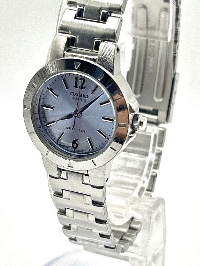 CASIO LTP-1177 Women’s Quartz Watch Light Blue Dial Used