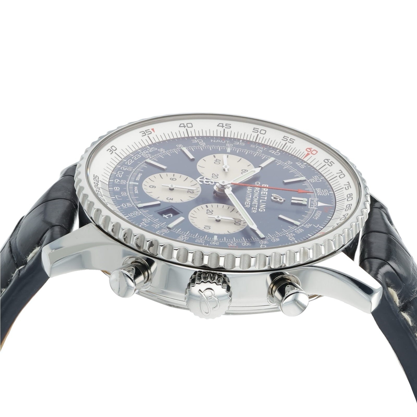 Breitling Navitimer Blue Dial Stainless Steel 46mm Automatic Men’s Watch AB0127