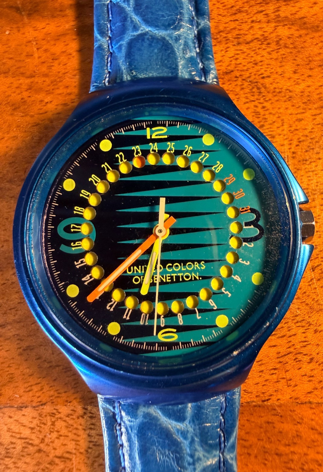 United Colors Of Benetton Analog Quartz Women Benetton Ladies Blue Band – Date