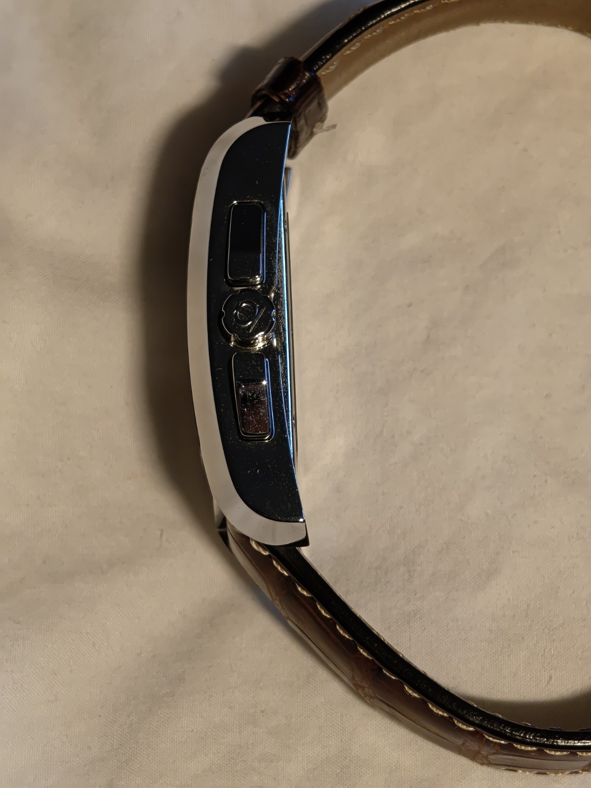 Baume & Mercier “Hampton” SS chronograph watch, in great condition