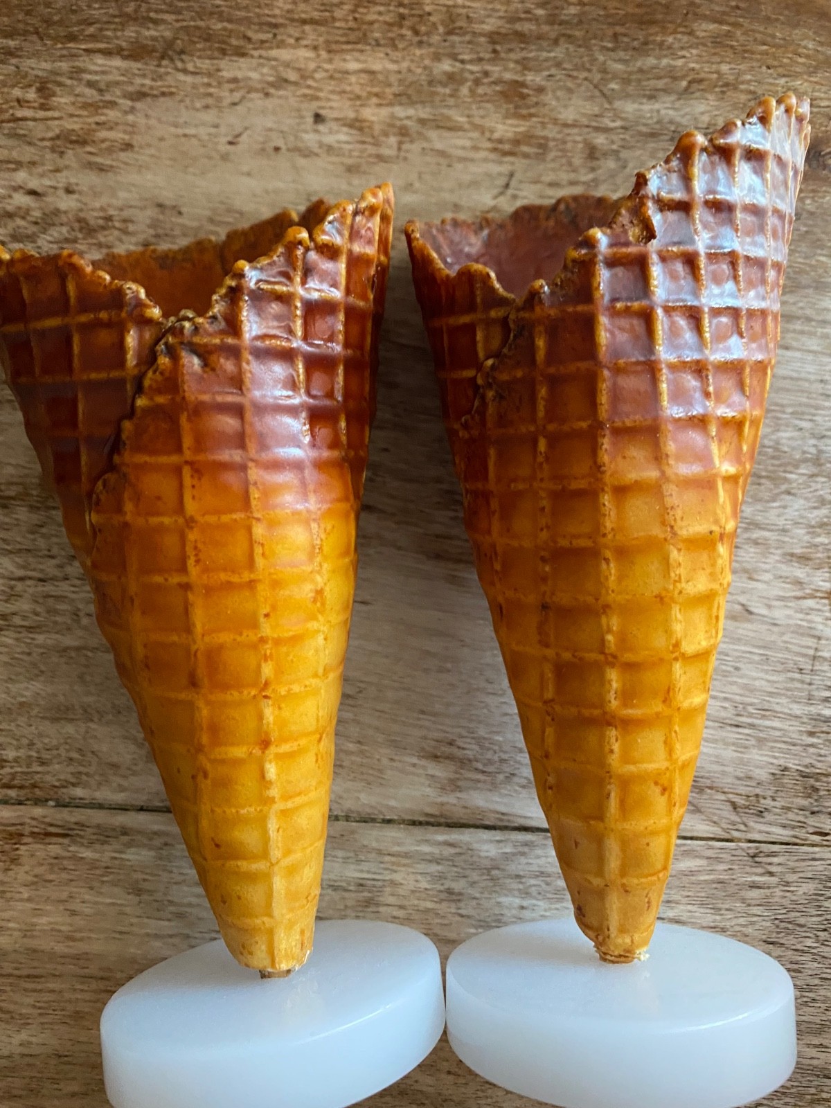 WAFFLE CONES 🍦FOOD PROPS Display art 🦩 Great Quality 🍦