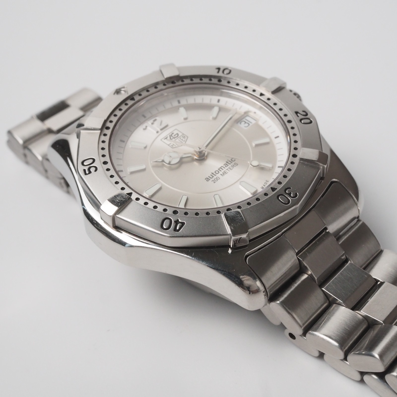 TAG Heuer 2000 WK2116-1 Automatic Silver Dial Professional 200m Men’s