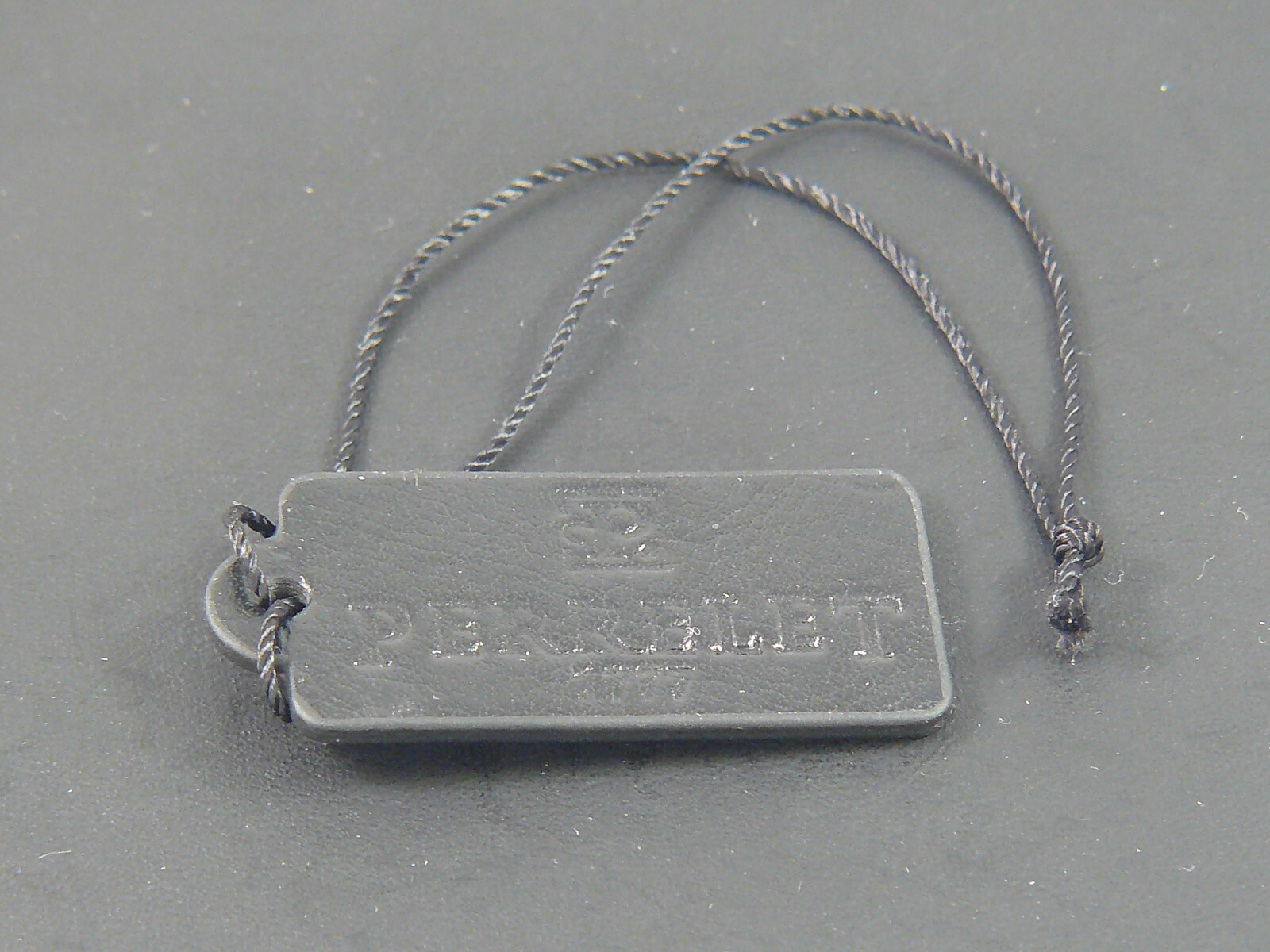 Perrelet tag label etiquette Turbine Carbon Forest Green A4065/4 Leatherette