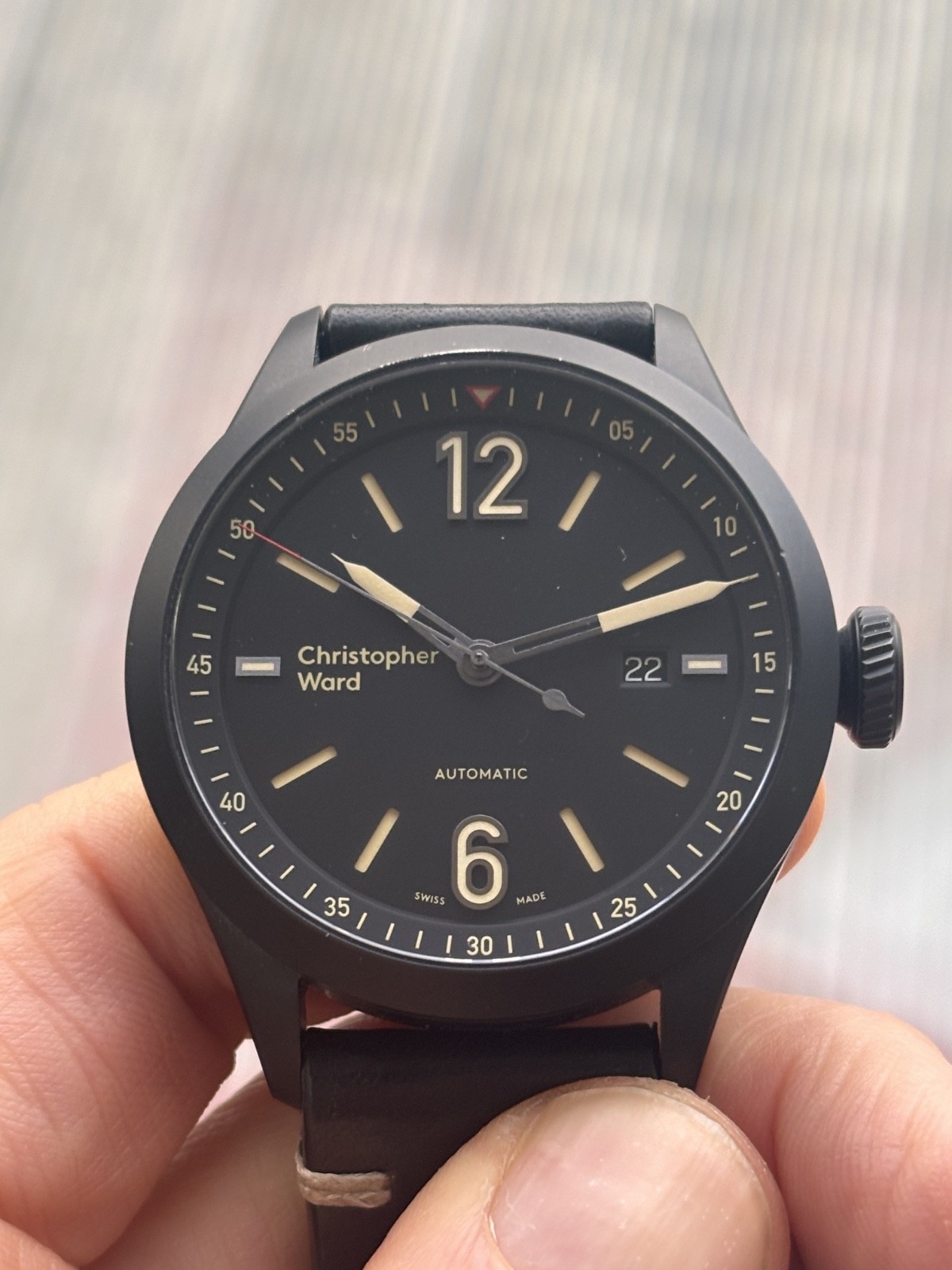 Christopher Ward C8 Flyer Mk2 Automatic 44mm (01/2019) (WH1346T)