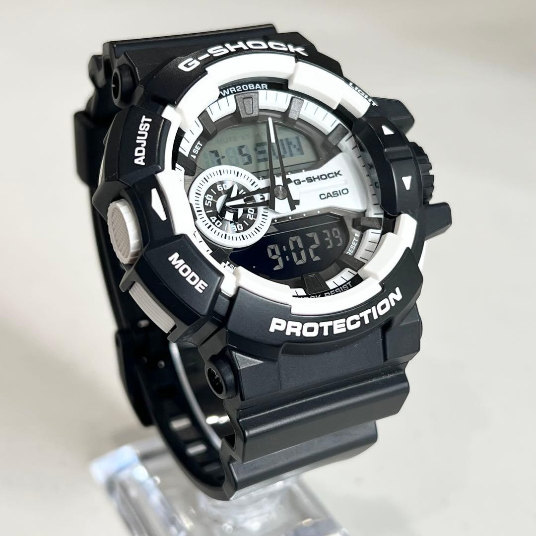 CASIO G-SHOCK GA-400 Black Multifunction Complete Set Mint Ana-Digi Men’s Watch