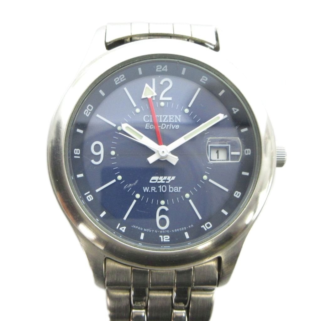 Citizen B876-S72471 Eco-Drive Men’s Watch Silver Stainless Steel 35mm AB