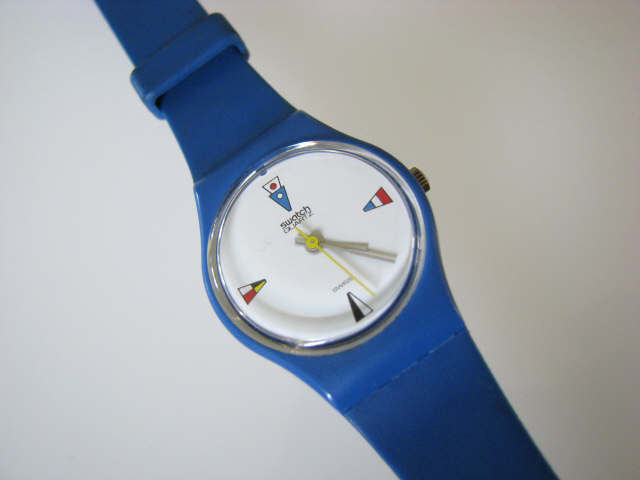 4 FLAGS! Ladies Collectible 1984 Swatch-Withdrawn From Market! VERY RARE!