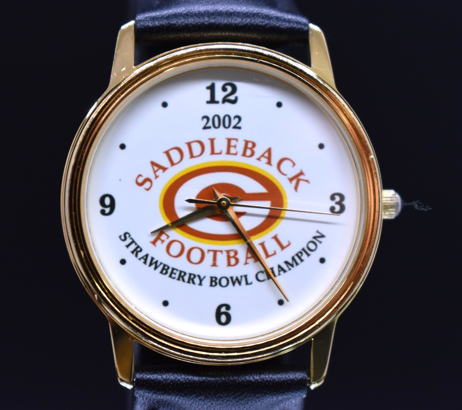 Vtg Saddleback College Football 2002 Strawberry Bowl Champion Watch Men