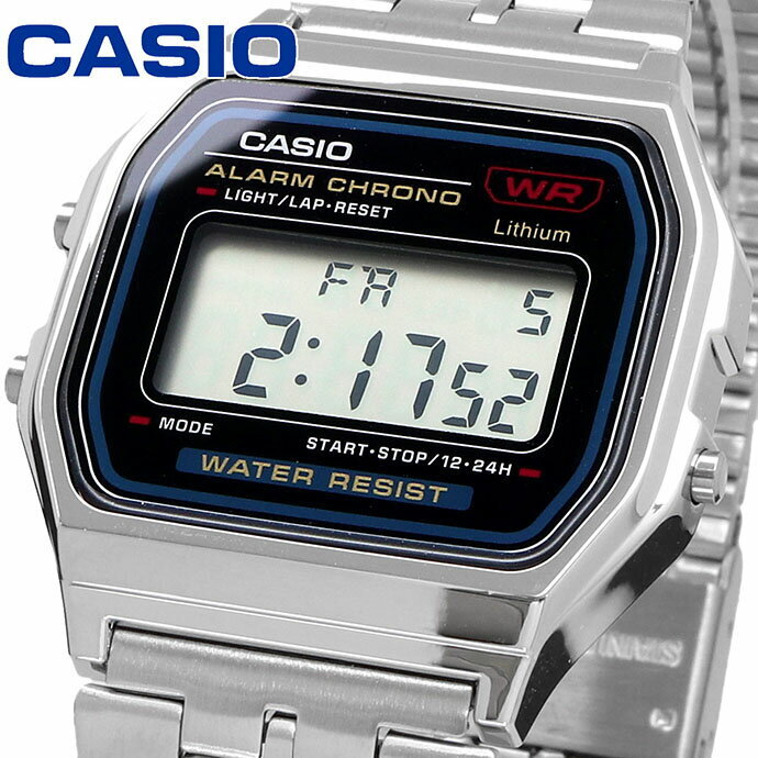 CASIO A159WA-N1 Watch Cheap Casio Chipkashi Digital Unisex Silver New no Box