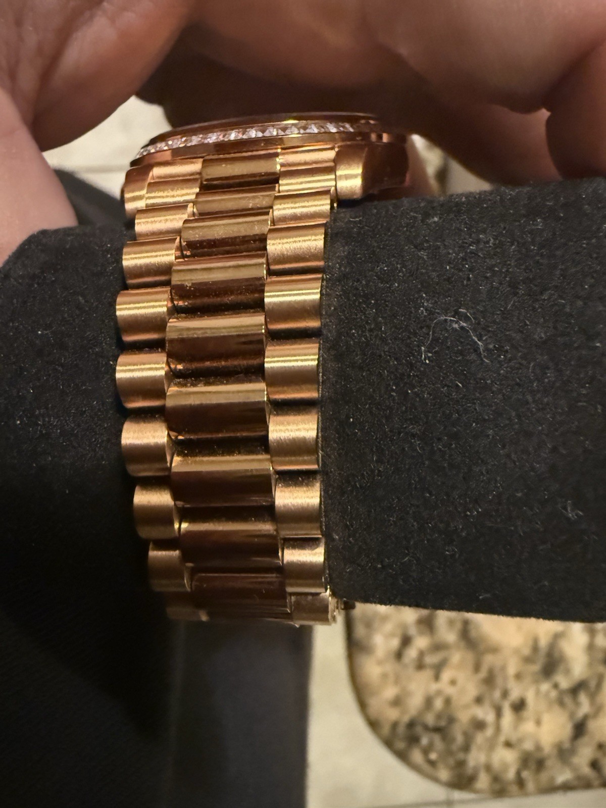 Duxot SERENATA AUTOMATIC LIMITED EDITION Rose Gold Coloured Meteorite DX-2058-BB
