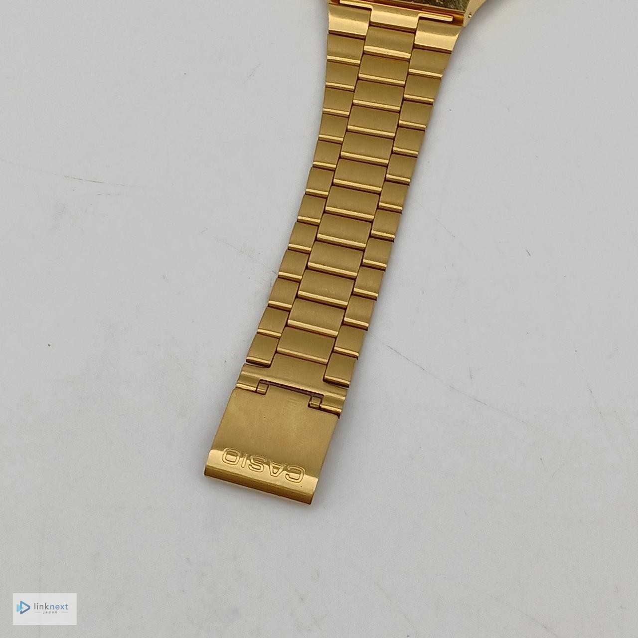 Casio A168 Men’s Digital Quartz Watch – Gold Tone