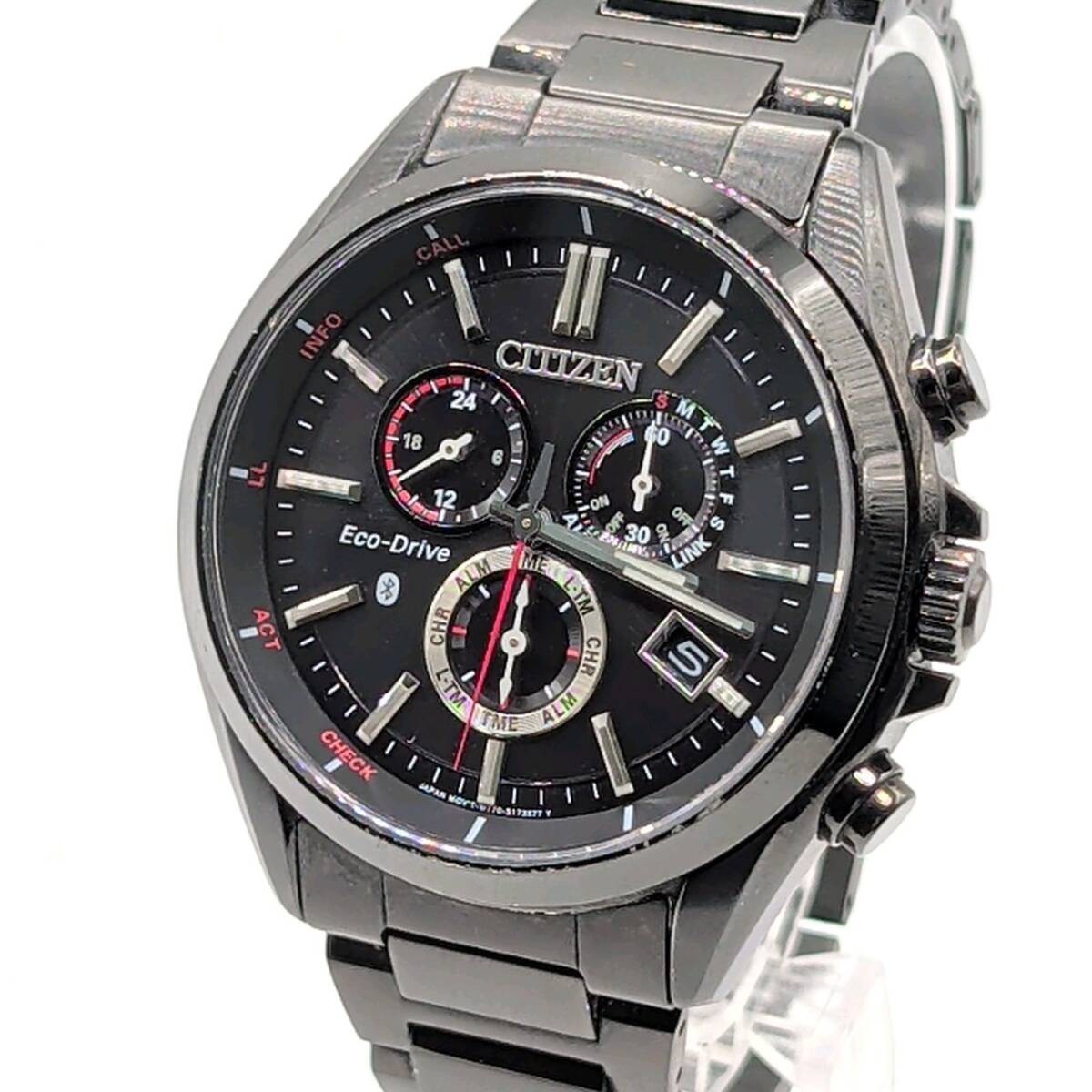 CITIZEN Eco Drive W770 S126347 Watch Solar Men’s Round Silver Y2K 00S Citizen Wa