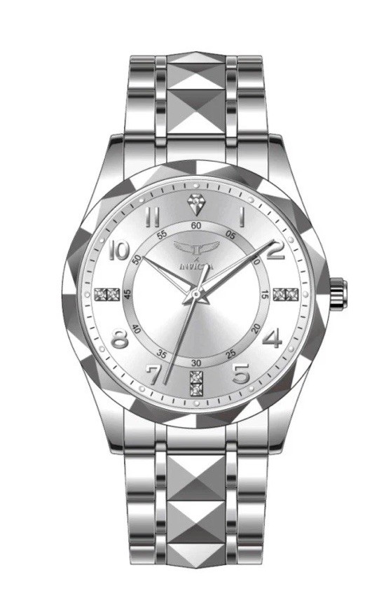 Invicta Men’s Watch Specialty I by Invicta White Dial Silver Tone Bracelet 69026
